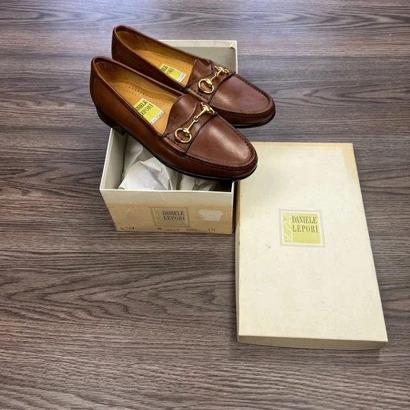 NEW Daniele Lepori Walnut Tan Horse Bit Loafers 9 M Daniele Lepori | Shoes | New Daniele Lepori Walnut Tan Horse  main image 4